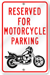 Reserved Motorcycle Parking (Graphic)