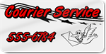 Courier Service Magnet