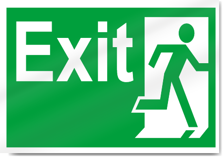 Exit Right2 Safety Signs