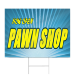 Now Open Pawn Shop Sign