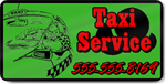 Green Taxi Service Magnet