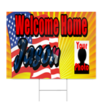 Welcome Home Sign for Army