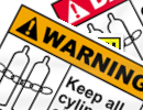 Gas Cylinder Safety Signs