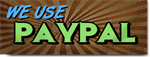 We Use Paypal Banner