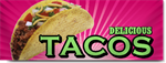 Delicious Tacos Banner