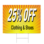 25% Off Sign
