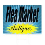 Antique Flea Market Sign