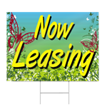 Apartment Now Leasing Sign