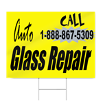 Auto Glass Repair Sign