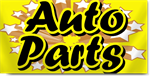 Auto Parts Banners, Yellow