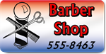 Barber Shop Magnet