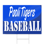 Baseball Sign for High School