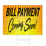 Bill Payment Sign