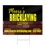 Bricklaying Sign