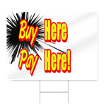 Buy Here Pay Here Sign