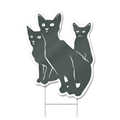 Cats Shaped Sign