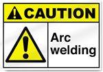Arc Welding Caution Signs