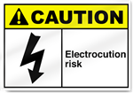 Electrocution Risk2 Caution Signs