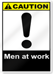 Men At Work Caution Signs