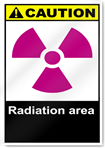 Radiation Area Caution Signs