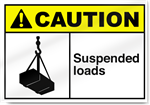 Suspended Loads Caution Signs