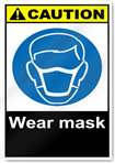 Wear Mask2 Caution Signs