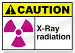 X-Ray Radiation Caution Signs