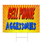 Cell Phone Accessories Sign