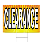 Clearance Sale Sign