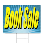 College Book Sale Sign