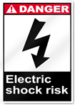 Electric Shock Risk Danger Signs