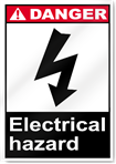 Electrical Hazard Danger Signs