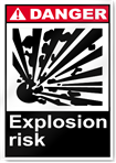 Explosion Risk Danger Signs
