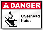 Overhead Hoist Danger Signs