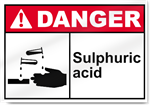 Sulphuric Acid Danger Signs