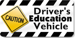 Driver's Education Vehicle Magnet