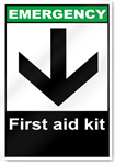First Aid Kit Emergency Signs