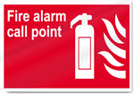Fire Alarm Call Point Fire Signs