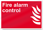 Fire Alarm Control Fire Signs