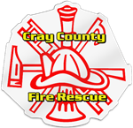 Fire Fighter Badge Shaped Magent