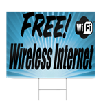Free Wireless Internet Sign