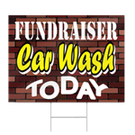 Fundraiser Car Wash Sign