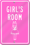 Girl's Room Sign
