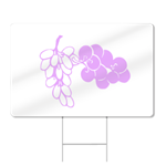 Grapes Extended Shaped Sign