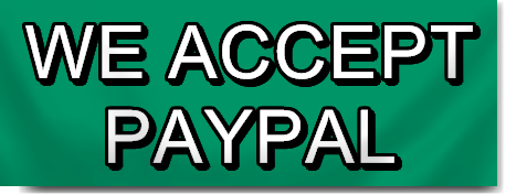 We Accept Paypal Lettering Banner