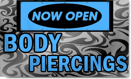 Body Piercings Banner