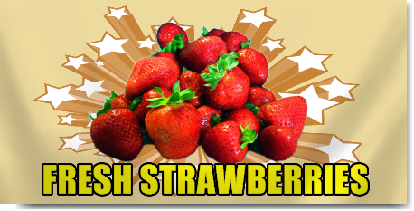Strawberries Banner