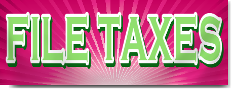 File Taxes Banner