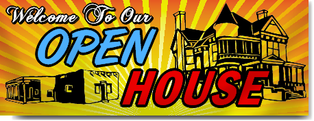 Welcome To Our Open House Banner