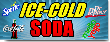 Ice Cold Soda Banner